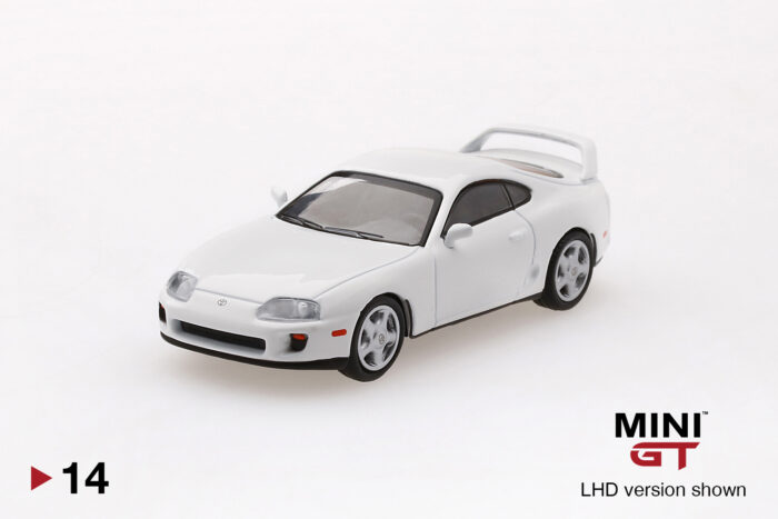 MINI GT - Toyota Supra - Super White - Image 2