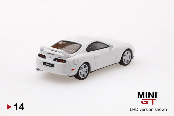 MINI GT - Toyota Supra - Super White - Image 3