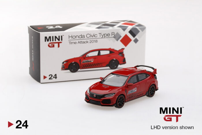 MINI GT - Honda Civic Type R (FK8) - Time Attack 2018 Red - Image 1