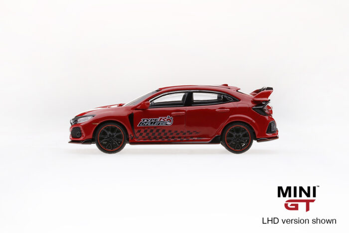 MINI GT - Honda Civic Type R (FK8) - Time Attack 2018 Red - Image 4