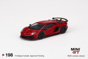 MINI GT - Lamborghini Aventador SVJ - Rosso Mars Red - Image 2