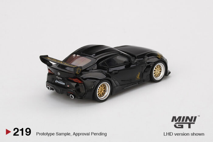 MINI GT - Pandem Toyota GR Supra V1.0 - Black - Image 3
