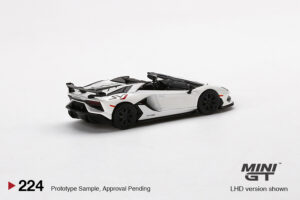 MINI GT - Lamborghini Aventador SVJ Roadster - Bianco Canopus White - Image 3