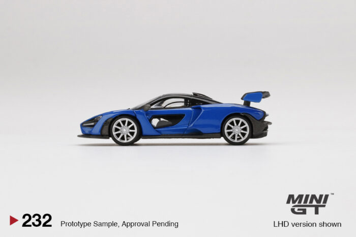 MINI GT - McLaren Senna - Antares Blue - Image 4