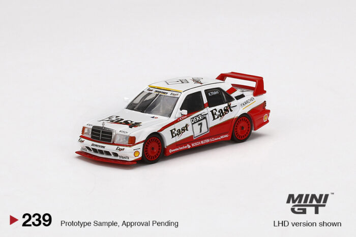 MINI GT - Mercedes-Benz 190E 2.5-16 Evo II #7 - 1991 Deutsche Tourenwagen Meisterschaft (DTM) AMG-Mercedes - Image 2