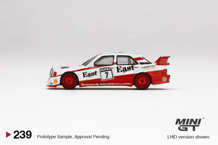 MINI GT - Mercedes-Benz 190E 2.5-16 Evo II #7 - 1991 Deutsche Tourenwagen Meisterschaft (DTM) AMG-Mercedes - Image 4