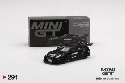 MINI GT - LB-Super Silhouette Works GT Nissan 35GT-RR - Matte Black LBWK