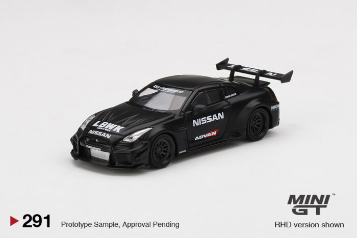 MINI GT - LB-Super Silhouette Works GT Nissan 35GT-RR - Matte Black LBWK - Image 2