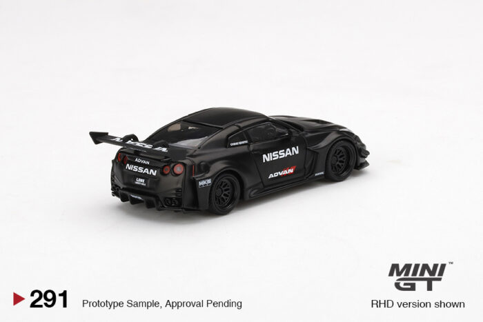 MINI GT - LB-Super Silhouette Works GT Nissan 35GT-RR - Matte Black LBWK - Image 3