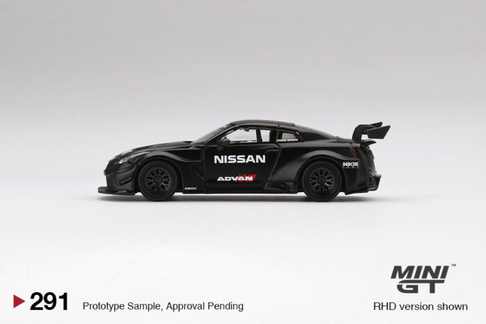 MINI GT - LB-Super Silhouette Works GT Nissan 35GT-RR - Matte Black LBWK - Image 4