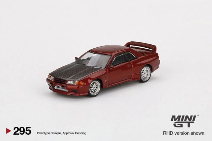 Mini GT - Nissan Skyline GT-R (BCNR32) - Red Pearl w/ BBS LM Wheel - Unsealed Mint Condition - Image 2