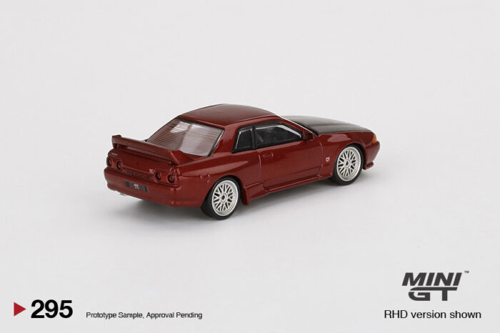 Mini GT - Nissan Skyline GT-R (BCNR32) - Red Pearl w/ BBS LM Wheel - Unsealed Mint Condition - Image 3