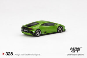 MINI GT - Lamborghini Huracan EVO - Verde Mantis Green - Image 3