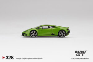 MINI GT - Lamborghini Huracan EVO - Verde Mantis Green - Image 4