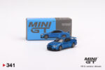 MINI GT - Nissan Skyline GT-R (R34) - Bayside Blue - Unsealed Mint Condition