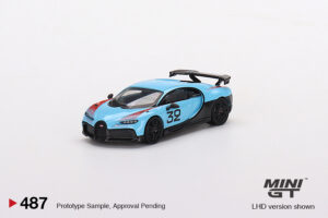MINI GT - Bugatti Chiron Pur Sport - Grand Prix Blue - Image 2