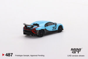 MINI GT - Bugatti Chiron Pur Sport - Grand Prix Blue - Image 3