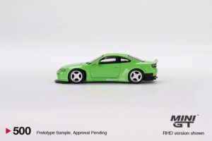 MINI GT - Nissan Silvia Rocket Bunny - Green - Image 4