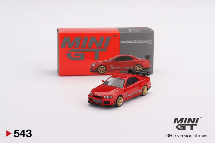 MGT00543R-1 MINI GT - Nissan Skyline GT-R (R34) Tommykaira R-z - Red - Image 1