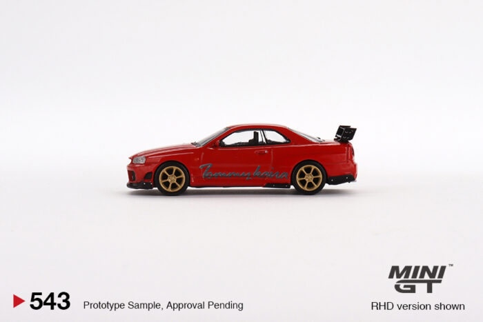 MINI GT - Nissan Skyline GT-R (R34) Tommykaira R-z - Red - Image 4