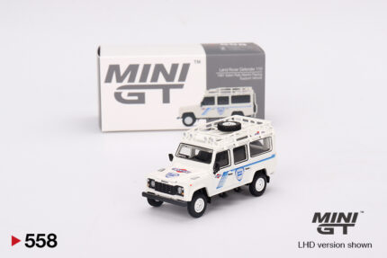 MINI GT - Land Rover Defender 110 - 1991 Safari Rally Martini Racing Support Vehicle