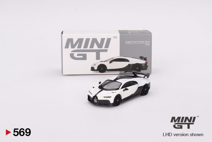 MINI GT - Bugatti Chiron Super Sport - White - Image 1