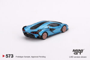 MINI GT - Lamborghini Siam FKP 37 - Blu Aegir - Image 3
