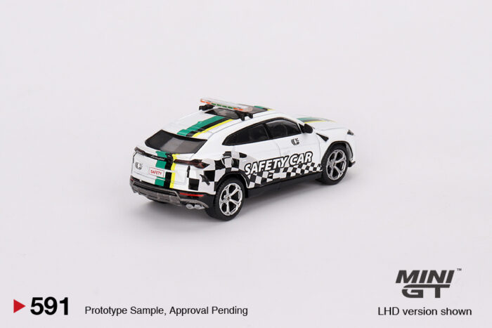 MINI GT - Lamborghini Urus - 2022 Macau GP Official Safety Car RHD - White - Image 3