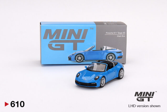 MGT00610R-1 MINI GT - Porsche 911 Targa 4S - Shark Blue - Image 1