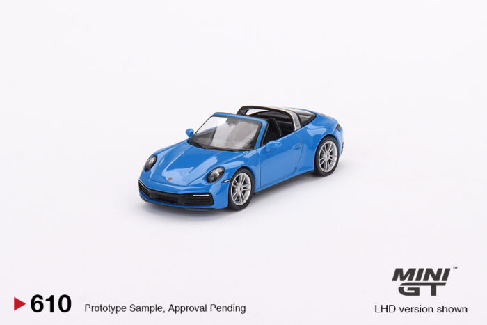 MINI GT - Porsche 911 Targa 4S - Shark Blue - Image 2