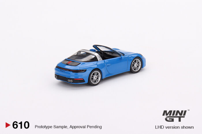MINI GT - Porsche 911 Targa 4S - Shark Blue - Image 3