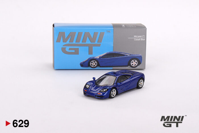 MGT00629L-1 MINI GT - McLaren F1 - Cobalt Blue - Image 1