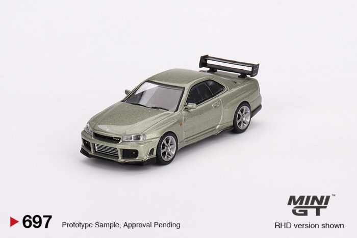 MINI GT - Nissan Skyline GT-R (R34) Tommykaira R-z - Millenium Jade - Unsealed Mint Condition - Image 2