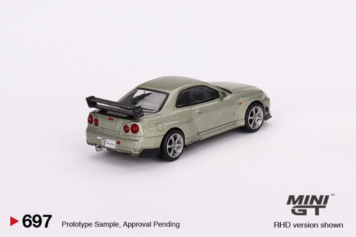 MINI GT - Nissan Skyline GT-R (R34) Tommykaira R-z - Millenium Jade - Unsealed Mint Condition - Image 3