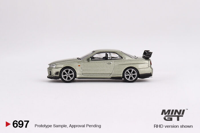 MINI GT - Nissan Skyline GT-R (R34) Tommykaira R-z - Millenium Jade - Unsealed Mint Condition - Image 4