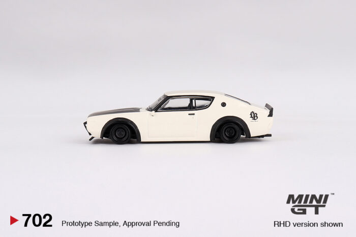 MINI GT - Nissan Skyline Kenmeri Liberty Walk - White - Image 4
