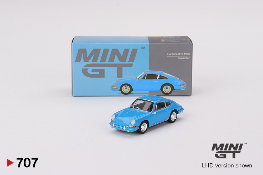 MGT00707L-1 MINI GT - Porsche 901 1963 - Quikblau - Image 1