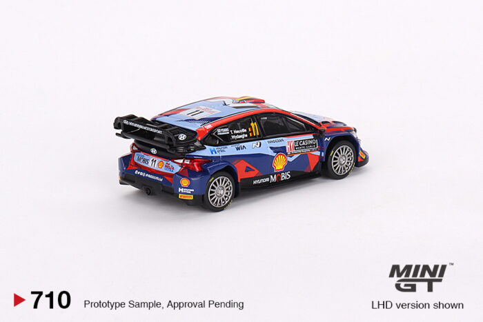 MINI GT - Hyundai i20 N Rally1 Hybrid #11 - 2023 Rally Monte Carlo 3rd Place - Image 3
