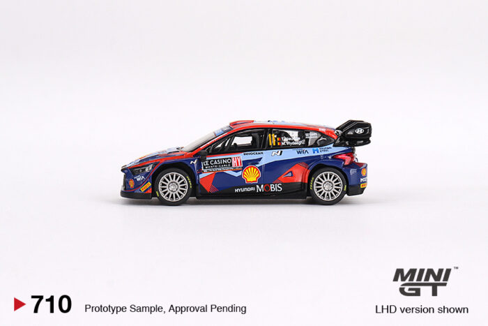 MINI GT - Hyundai i20 N Rally1 Hybrid #11 - 2023 Rally Monte Carlo 3rd Place - Image 4