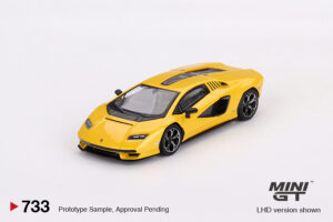 MINI GT - Lamborghini Countach LPI 800-4 - New Giallo Orion Yellow - Image 2