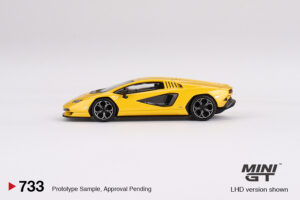 MINI GT - Lamborghini Countach LPI 800-4 - New Giallo Orion Yellow - Image 4