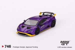 MINI GT - Lamborghini Huracan STO - Viola Pacifae Purple - Image 2