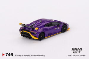 MINI GT - Lamborghini Huracan STO - Viola Pacifae Purple - Image 3