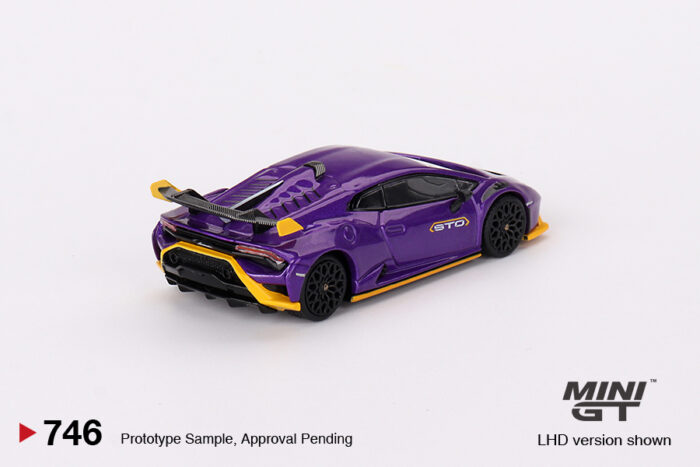 MINI GT - Lamborghini Huracan STO - Viola Pacifae Purple - Image 3