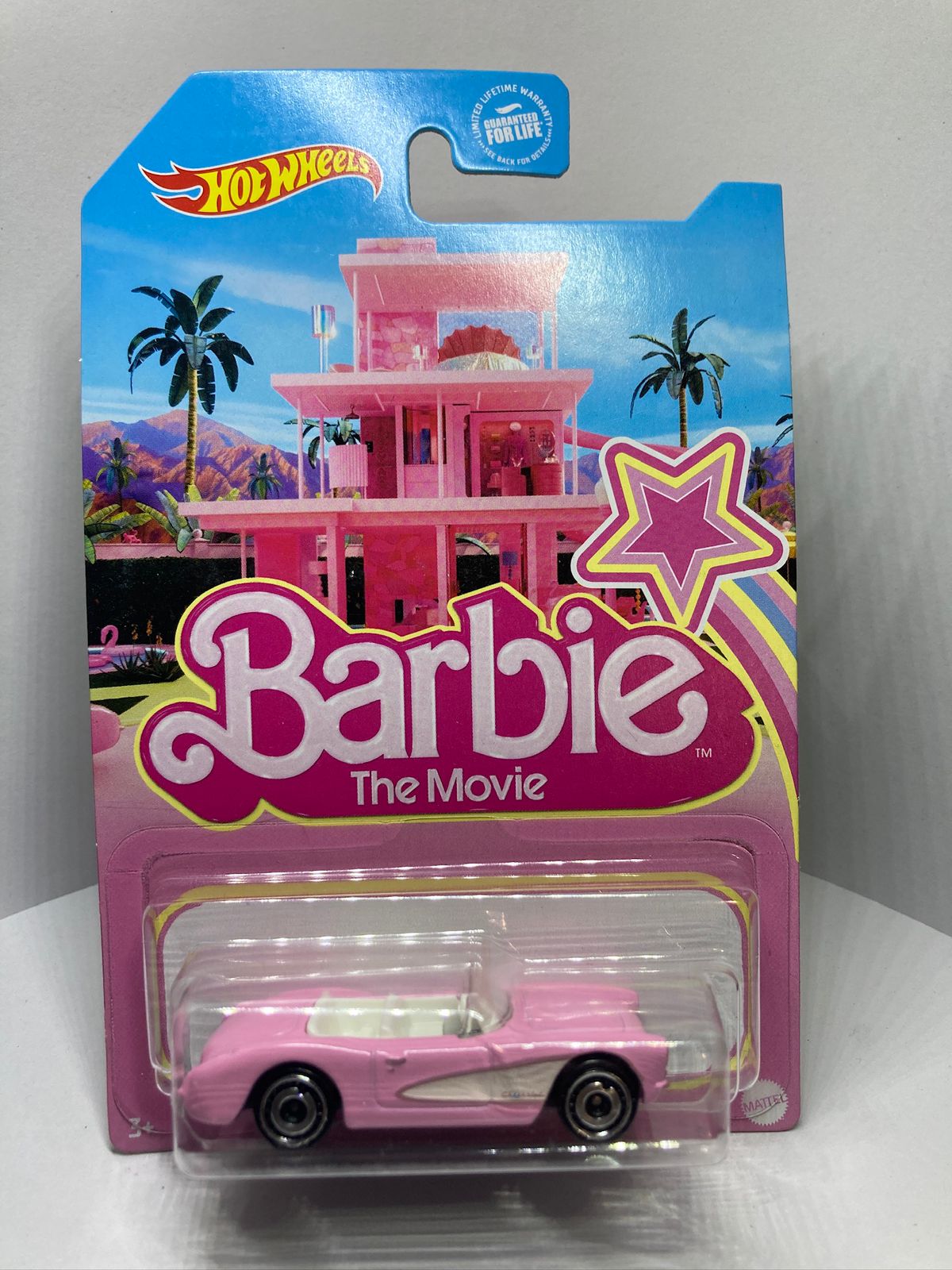 1956 Corvette - Barbie the Movie-HPR54 Hot Wheels - 1956 Corvette - Barbie the Movie (HPR54) - Image 1