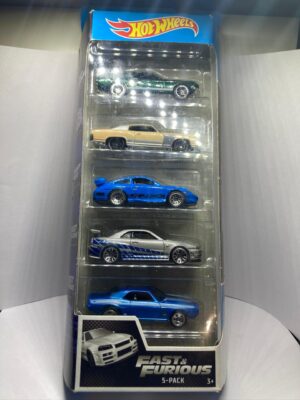 Hot Wheels - Fast & Furious 5 Cars Pack (JBJ80) [Imported]. - Image 2