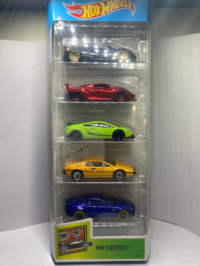 Hot Wheels - 5 Car Pack - HW Exotics - (FYL17-1806) - Image 1