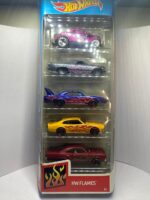 Hot Wheels - 5 Car Pack - HW Flames American Muscle - (GHP60-1806)