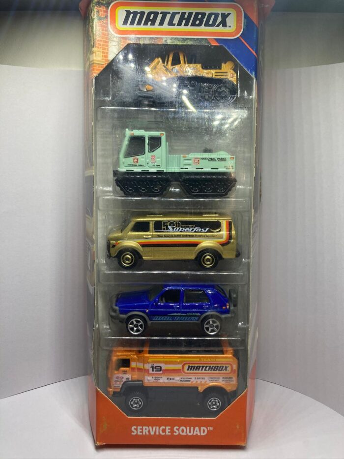 Matchbox - 5 Car Pack - MBX Service Squad - (GBJ71-9295) - Image 2