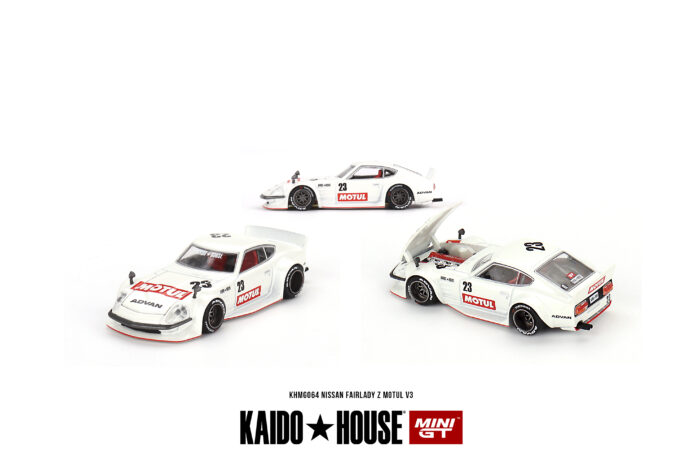 KAIDO HOUSE - Datsun KAIDO Fairlady Z - MOTUL V3 - White - Unsealed Mint - Image 1